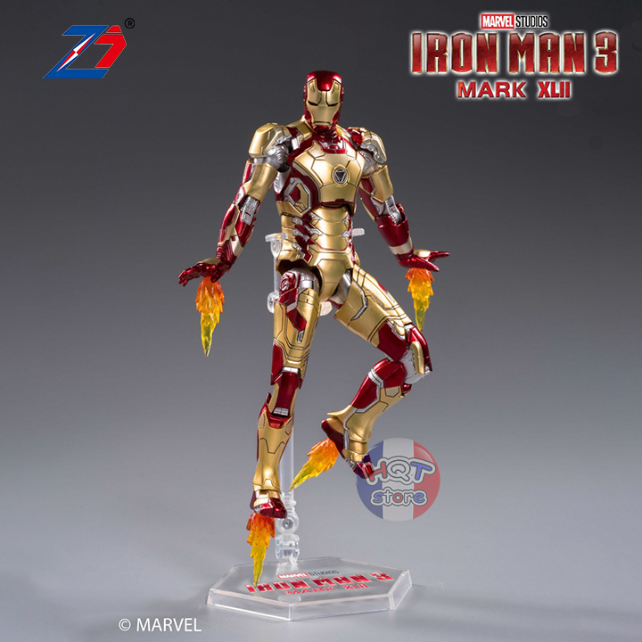 Mô hình iron man mark xlii zd toys chính hãng tỉ lệ 1/10