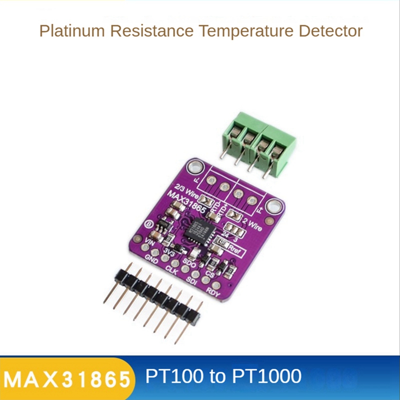 MAX31865 PT100/PT1000 RTD-To-Digital Converter Board Temperature Sensor Module Temperature Amplifier Module