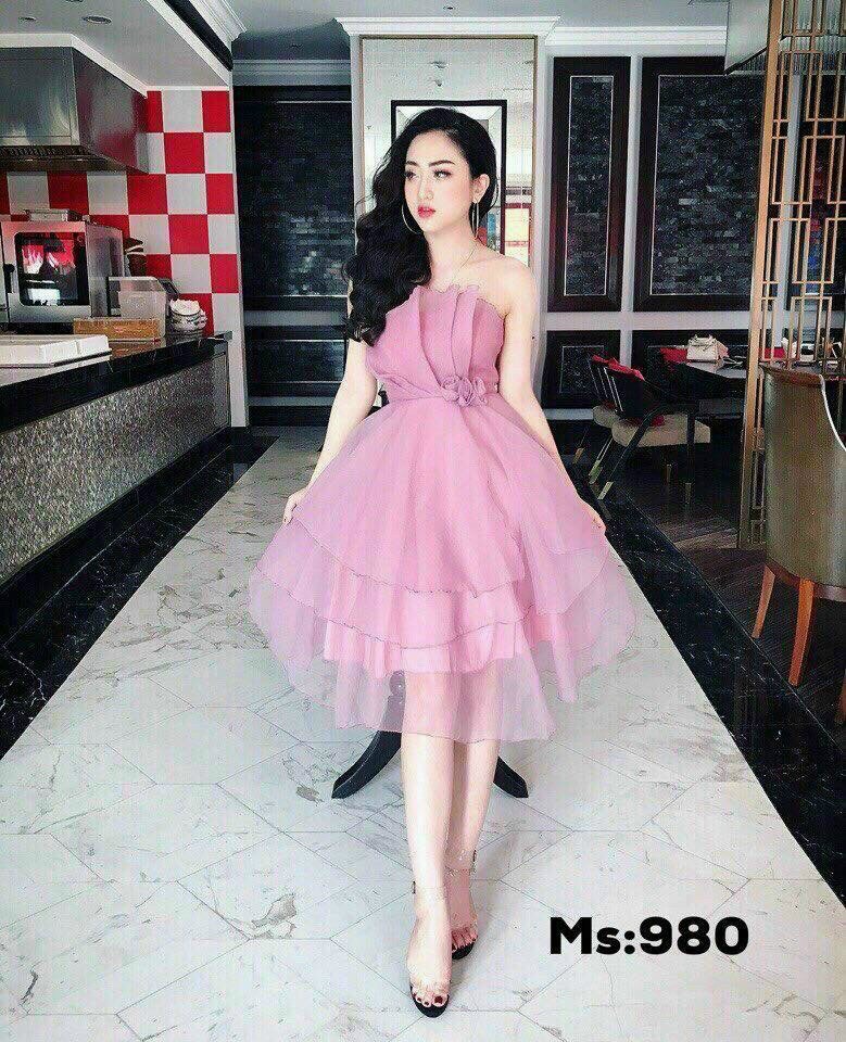 [HCM]ĐẦM CÚP NGỰC BA TẦNG SIÊU SANG QC22
