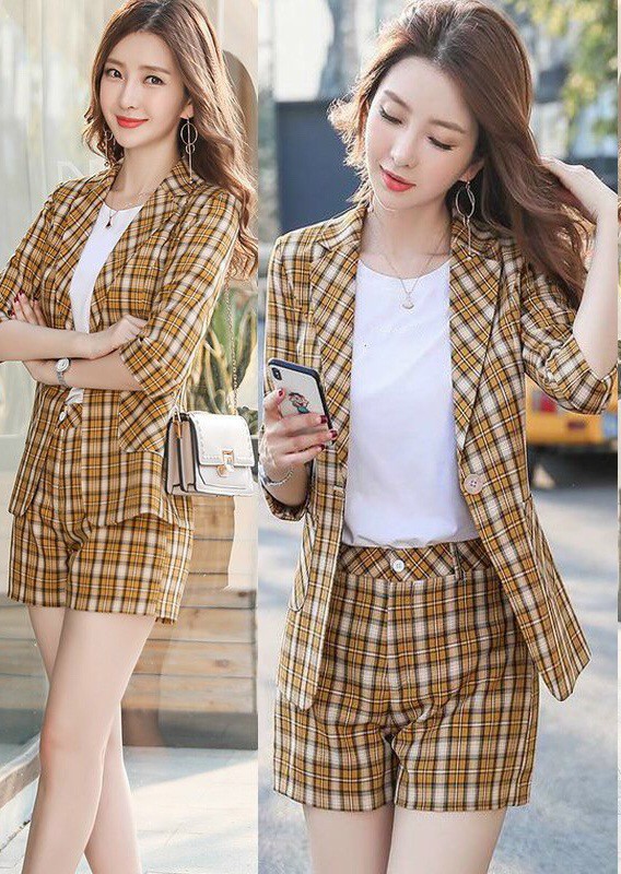 Vest bộ quần Short (kèm áo thun bên trong)