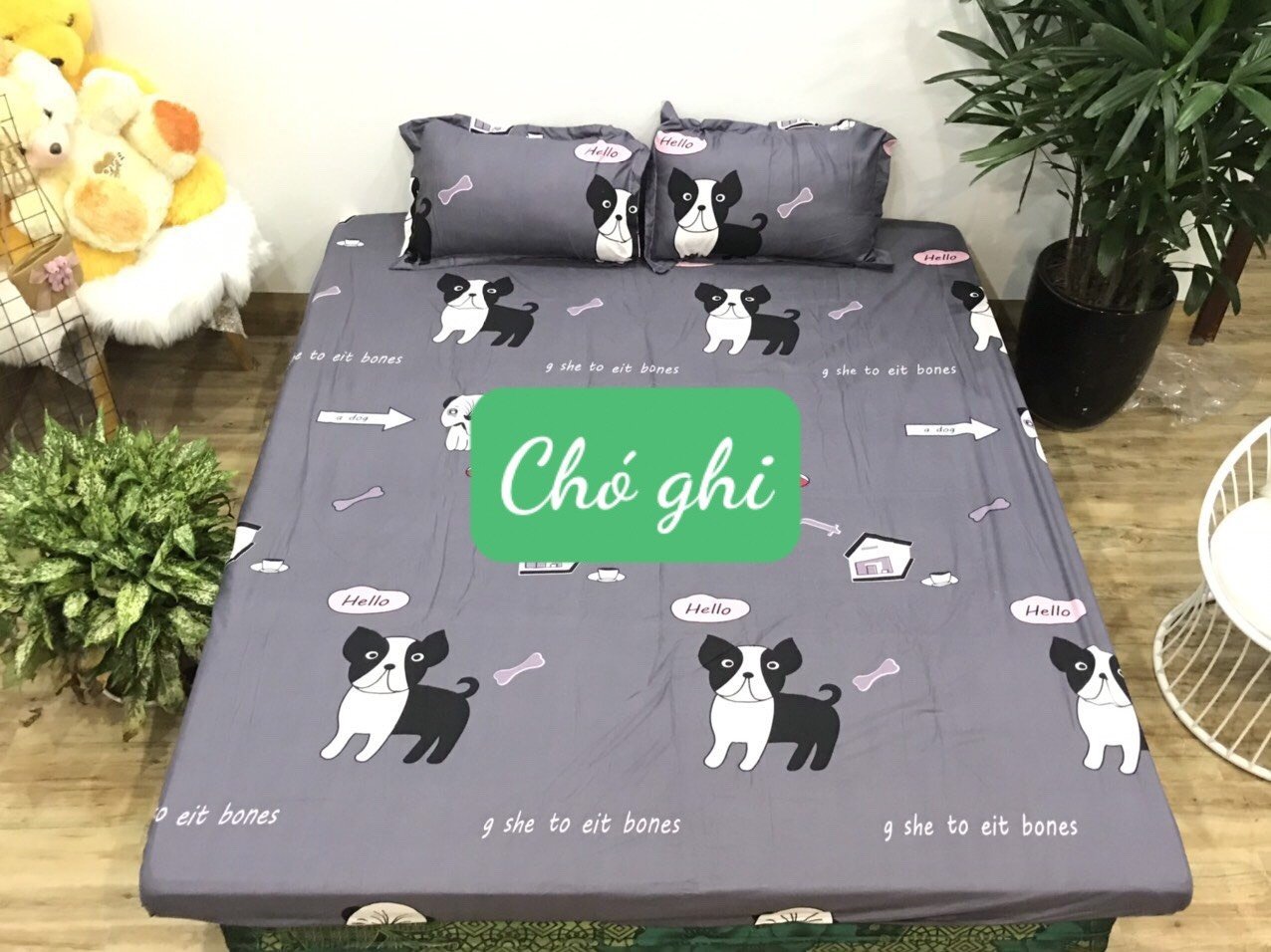 Bộ ga gối cotton poly hàn quốc 1m2 1m4 1m5 1m6 1m8 người nhện đỏ