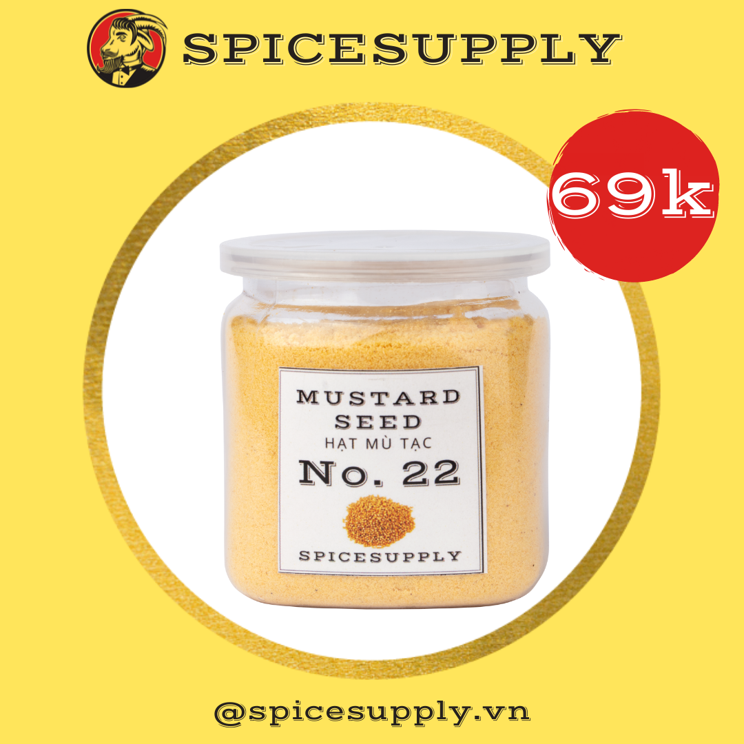 [HCM]Hũ 70g Yellow Mustard Powder - Bột Mù Tạt Vàng SPICESUPPLY Việt Nam