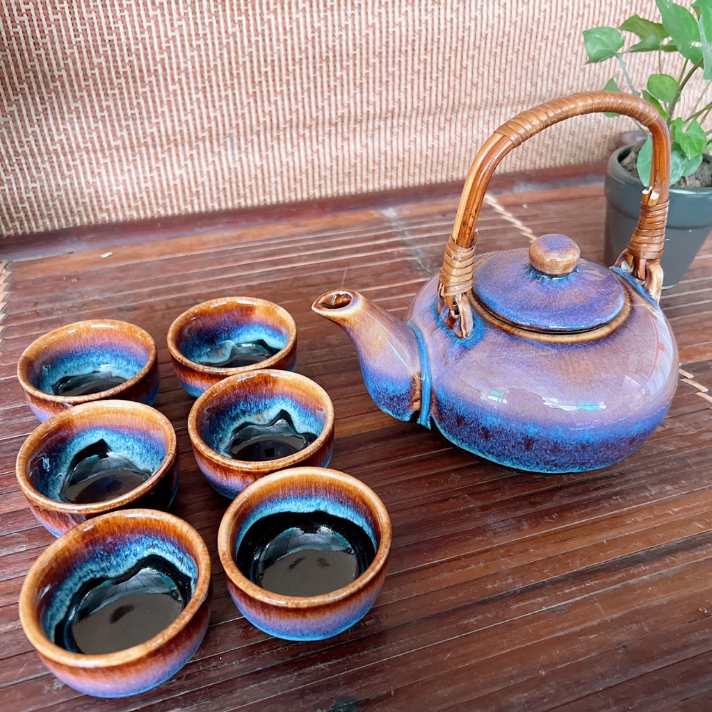Teapot pot for tea⚡️Rear bowl handle⚡Th-06 ultra-cheap premium tea pot and Cup☕