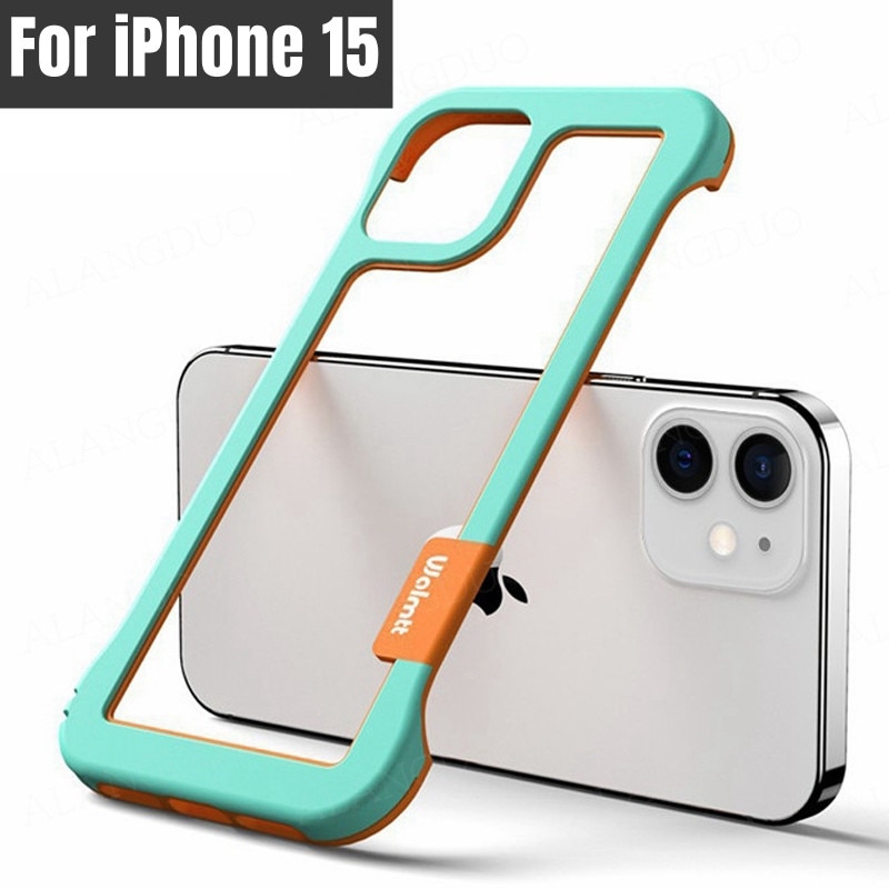 Kisscase tpu silicone case for iphone 15 14 pro max 14 plus shockroof frame cover for iphone 13 12 11 pro xs max 15 pro max shell