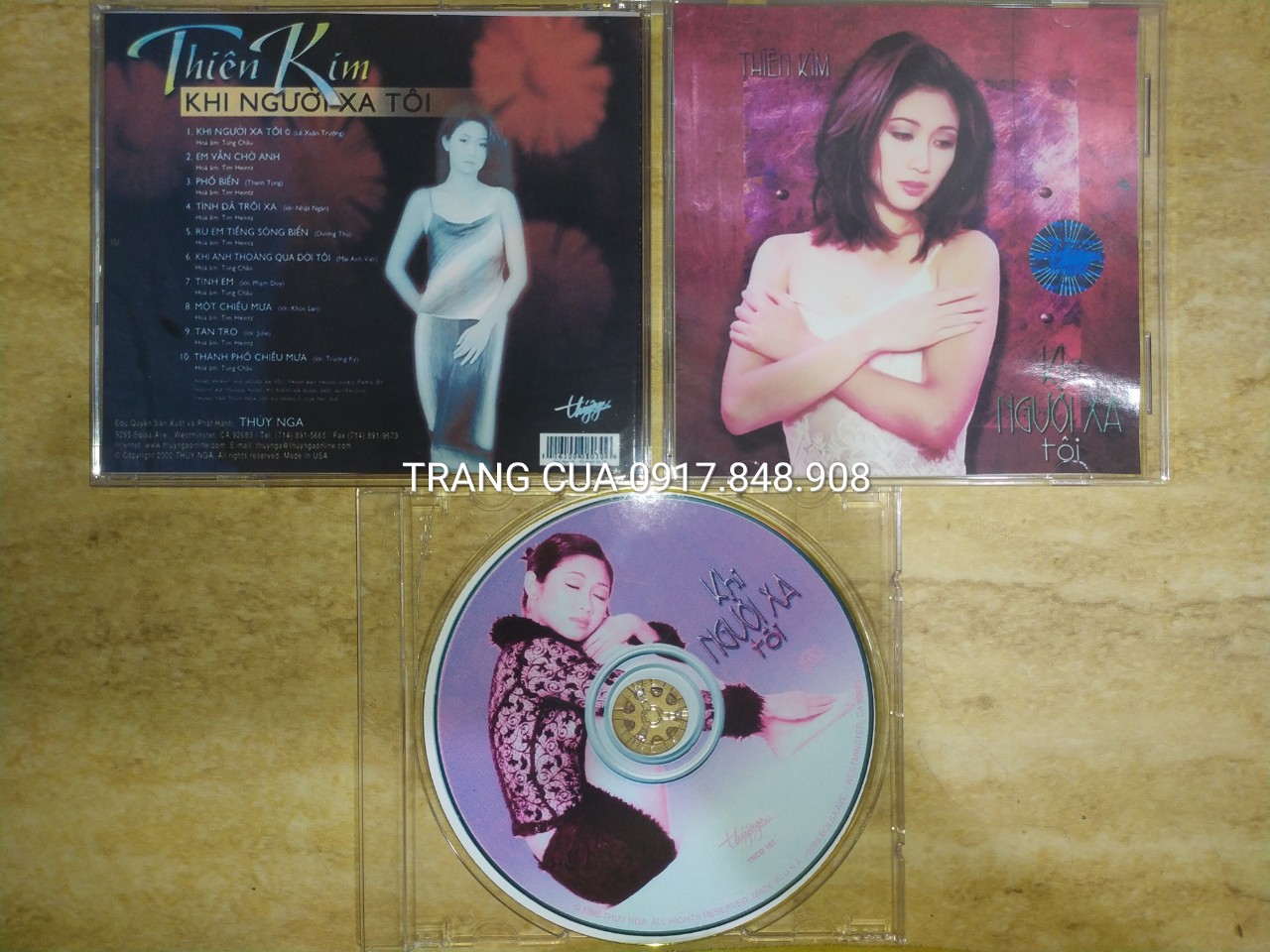 Bộ 07CD ca sĩ Thiên Kim nhạc hải ngoại