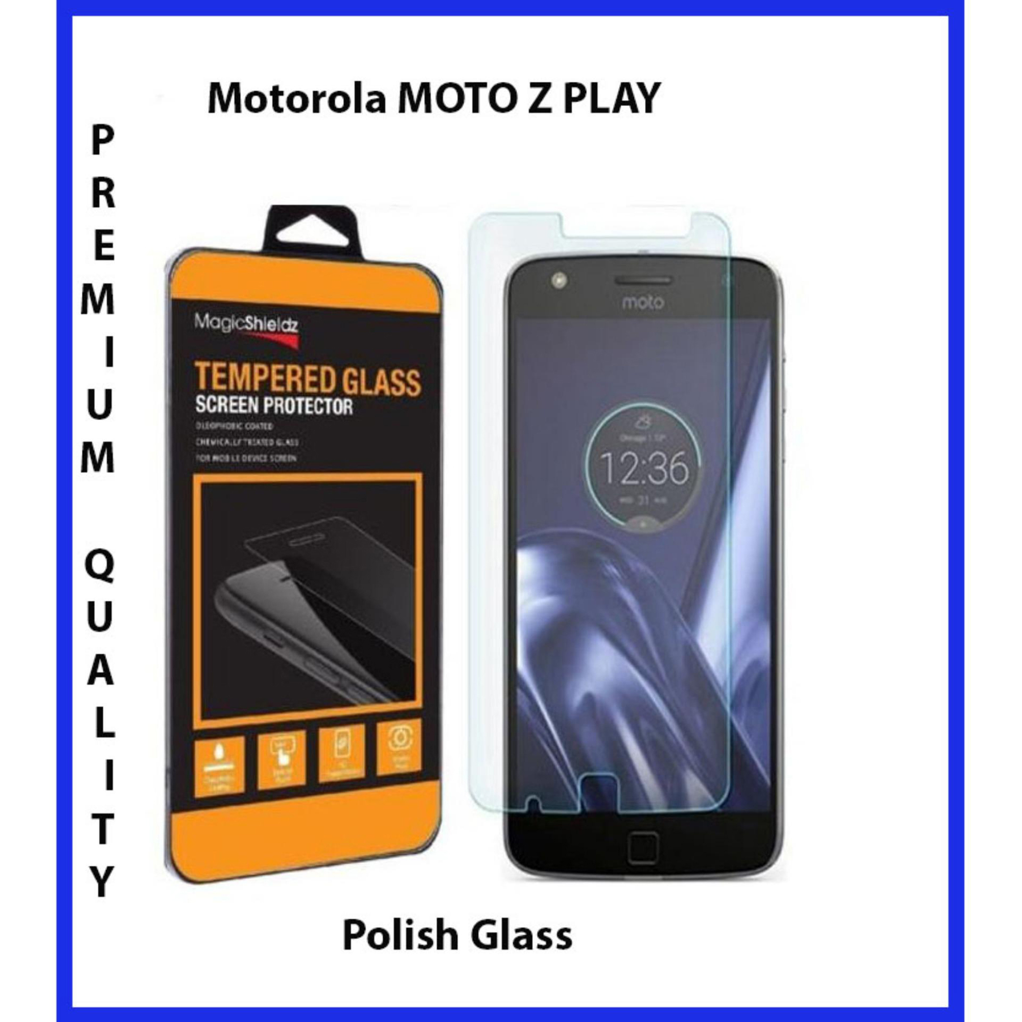 Motorola Moto Z Play Tempered Screen Protector Premium High Quality Polish Glass For Motorola Moto Z Play. 