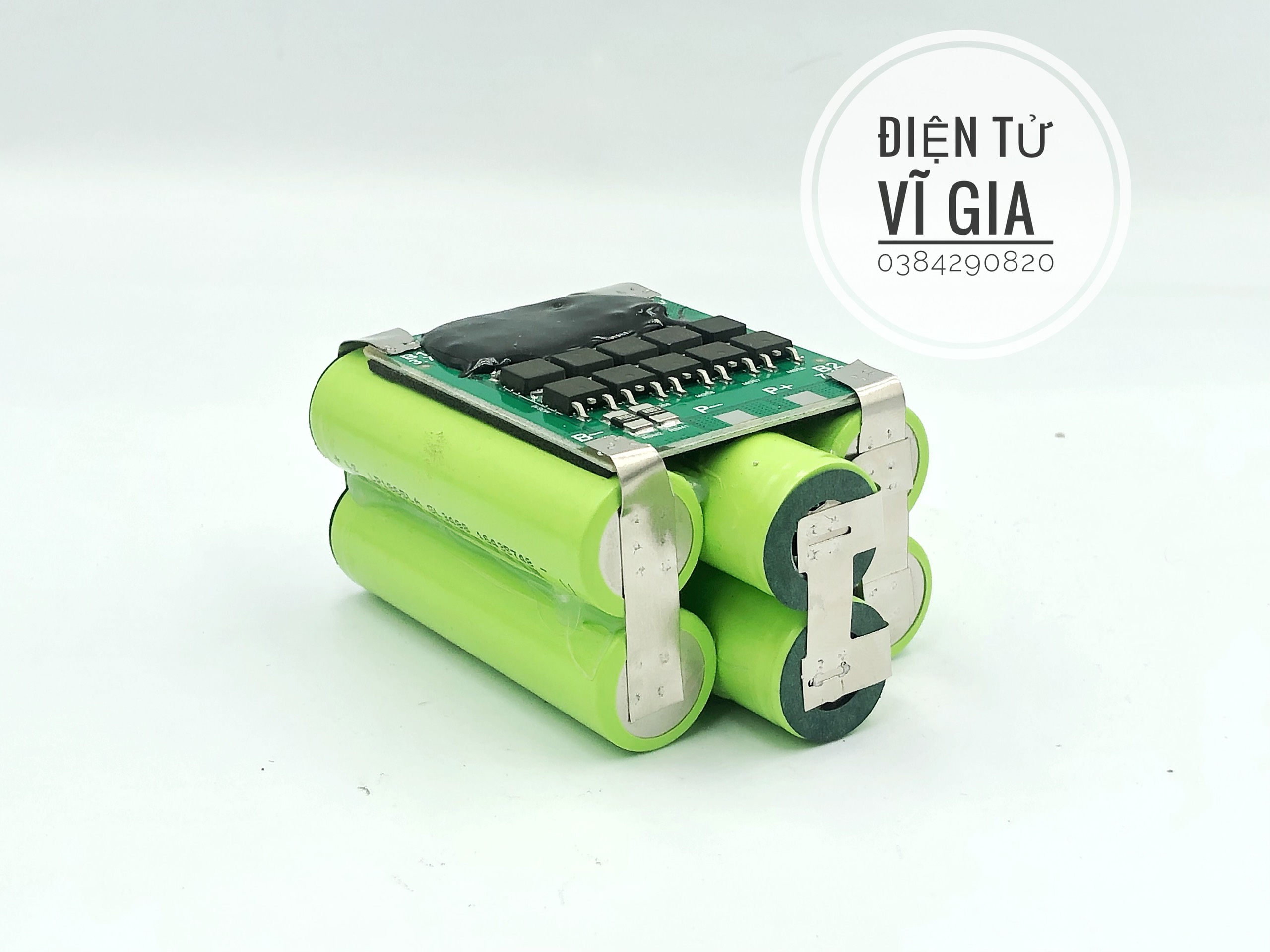 Khối Pin 3S 2P Ryobi mạch 3S30A Pin 18650 Điện áp 10.8V - 12.6V