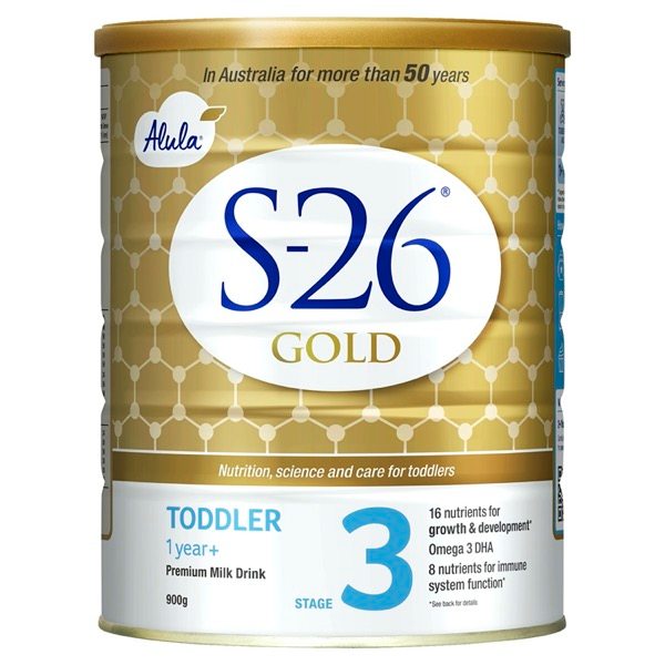 Sữa S26 số 1,2,3,4 gold 900g (MẪU MỚI)