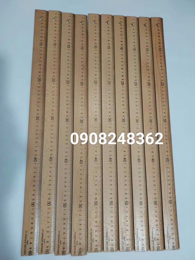 Thước gỗ may mặc 60CM