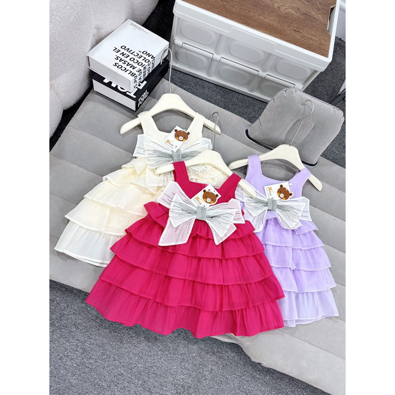 Váy đầm xoè tầng CS53 cho bé gái