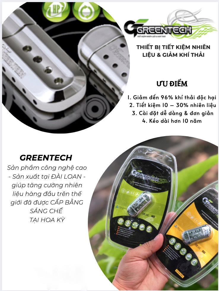 Thiết bị tiết kiệm xăng dùng cho xe máy Greentech