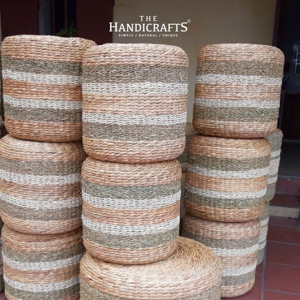 Đôn lục bình đan thủ công, Trang trí nhà, (Hàng XK) | The handicrafts
