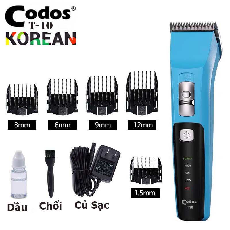 Tông đơ cắt tóc chuyên nghiệp Codos T10