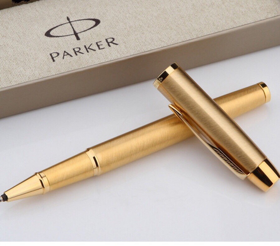 Bút ký parker im màu vàng - miễn phí khắc tên theo yêu cầu