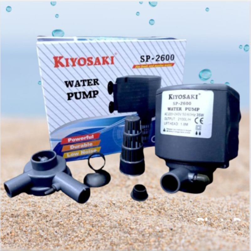 Pompa Aquarium kolam KIYOSAKI SP 2600 Submersible pump