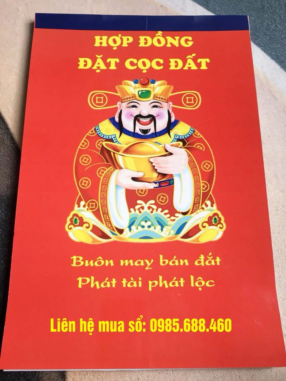 Combo 3 Sổ Đặt Cọc Nhà Đất 3 Liên Mới Nhất
