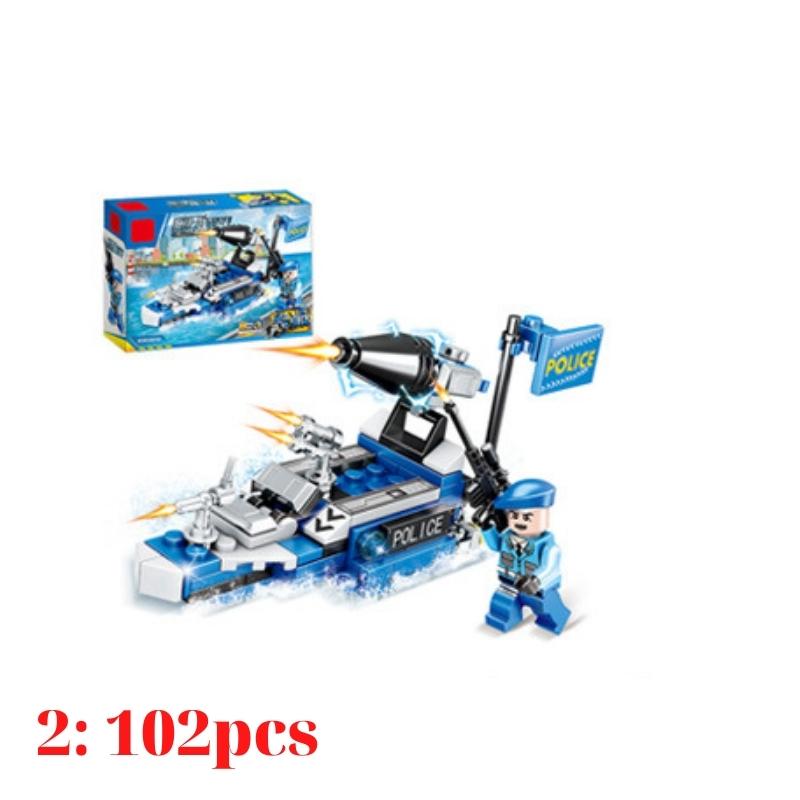 Đồ chơi lắp ráp lego xe cảnh sát Swat BIMINA