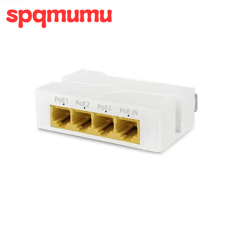 4port gigabit poe extender 1000m 1 bis 3 netzwerk switch repeater ieee802.3af/at plug & play für poe switch nvr ip kamera ap