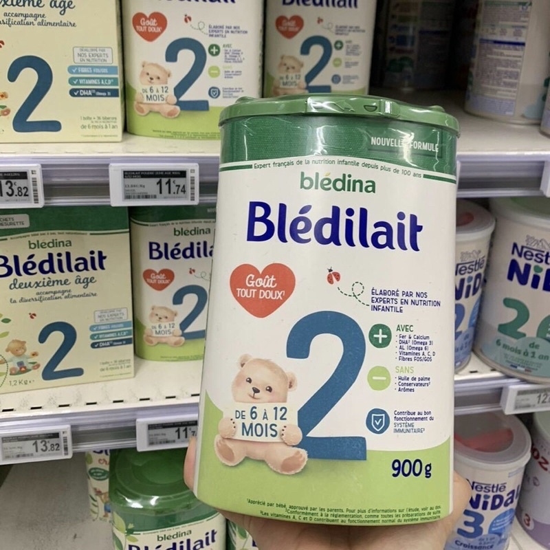 Sữa bột Bledilait 900gr đủ số 1 2 3 nội địa Pháp (MẪU MỚI)