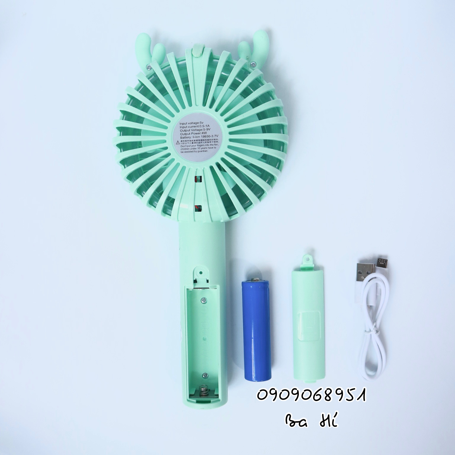 Quạt phun sương mini 3 cấp độ gió