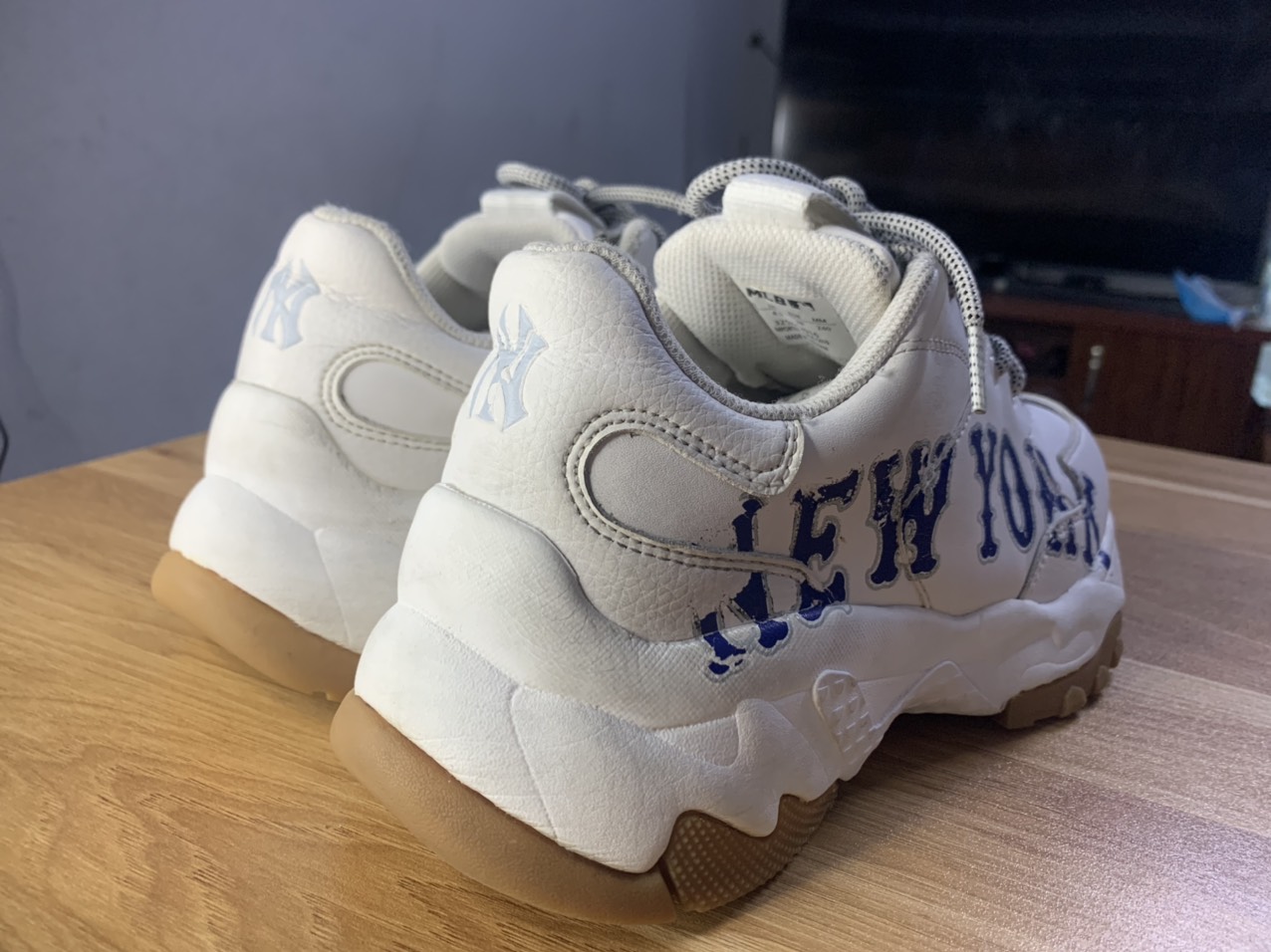 [GIÀY 2HAND] Giày MLB New york trắng size 38