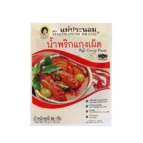 GIA VỊ CÀ RI ĐỎ MAE PRANOM 50G 50G
