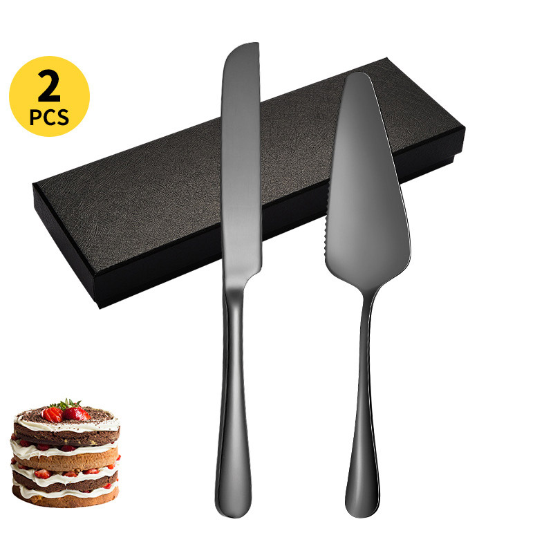 KS Stainless steel cake spatula cutlery set home baking tools cake spatula cheese pizza knife