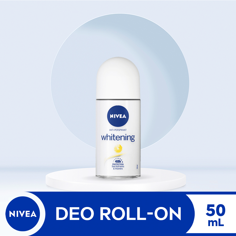 NIVEA Deodorant Whitening AntiPerspirant Rollon 50ml Lazada PH