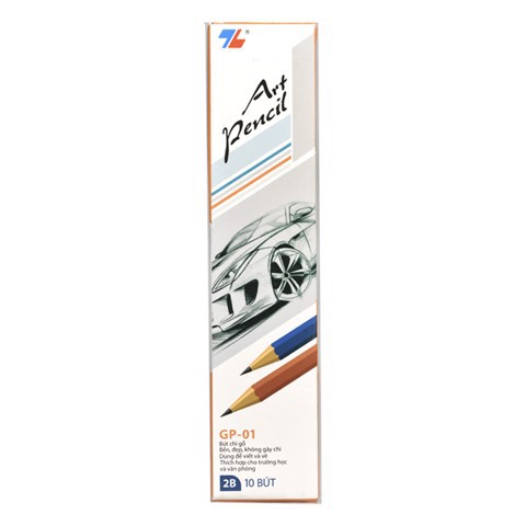 HỘP 10 CÂY BÚT CHÌ THIÊN LONG 2B GP-01