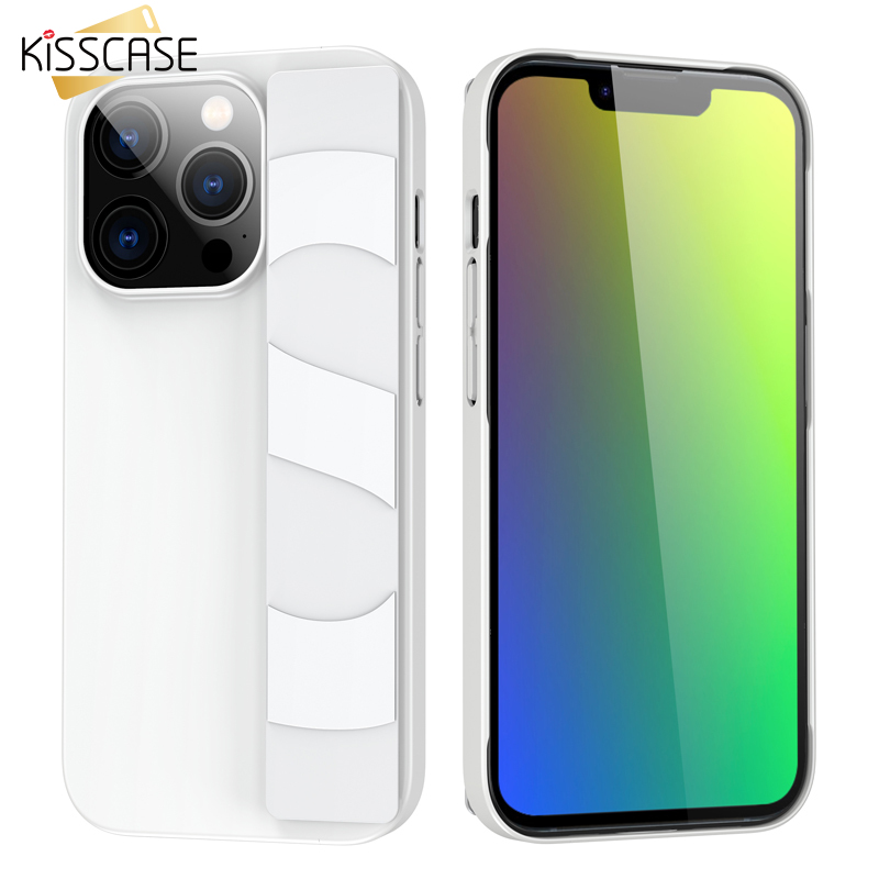 Kisscase for iphone15promax wristband case skin feeling matte silicone transparent anti-fall protective cover solid color ultra-thin pc hard shell back cover for iphone 15 pro max 14 plus 13 12 11