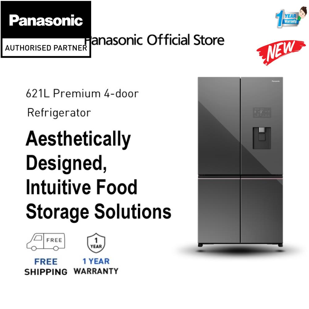 PANASONIC NR-XY680YMM (621L) PREMIUM 4-DOOR REFRIGERATOR PRIME+ EDITION ...