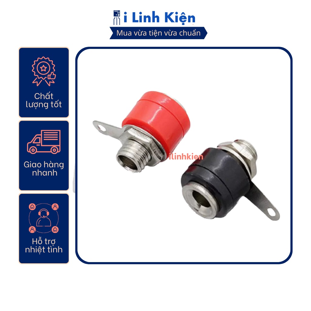 Đôi jack bắp chuối cái 4mm jk-312