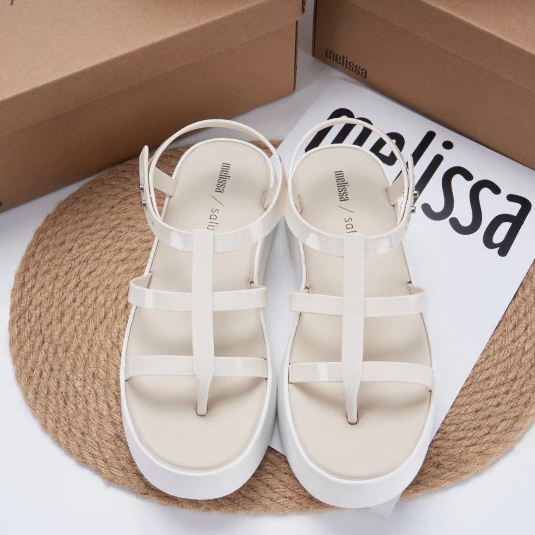 Melissa Giày Dép Mùa Hè đế Dày La Mã