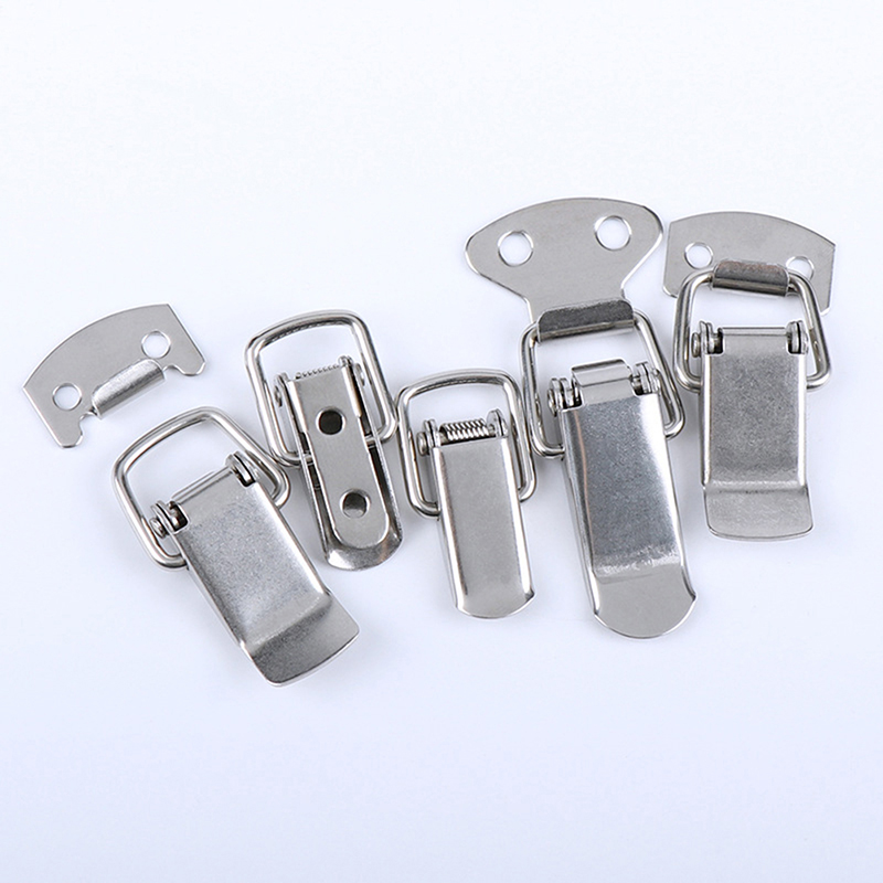 Stainless Steel Toggle Box Lock Cap Lock Hardware Buckle Spring Loaded Latch. 