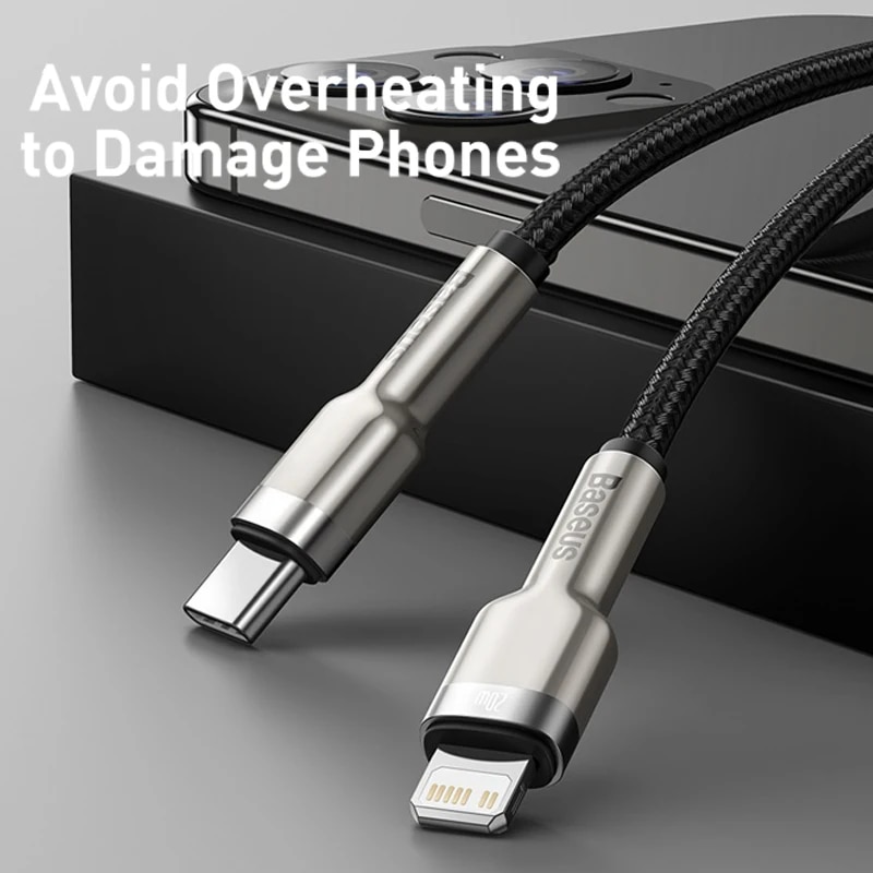 Heavy Duty 90 Degree USB Fast Charging Cable For IPhone 14 13 12 11 XR Etc - Nylon Braided 3/6/10FT - Aluminum Shell