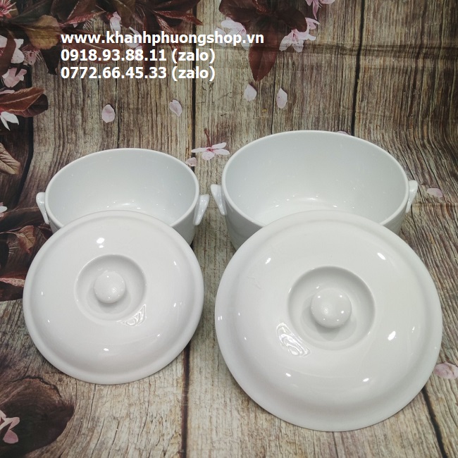 thố sứ đựng cơm Minh Long 18cm - thố sứ đựng cơm Minh Long