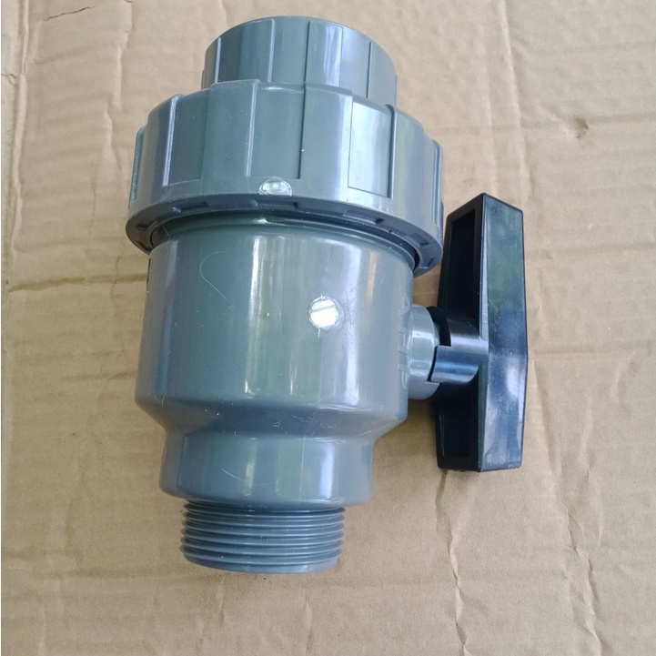 Van bồn, van bi rắc co ren ngoài D48 lắp bồn nước