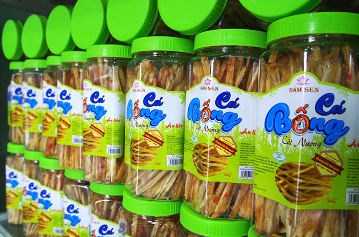CÁ BỐNG CẮT NƯỚNG ĐẦM SEN - 150gr