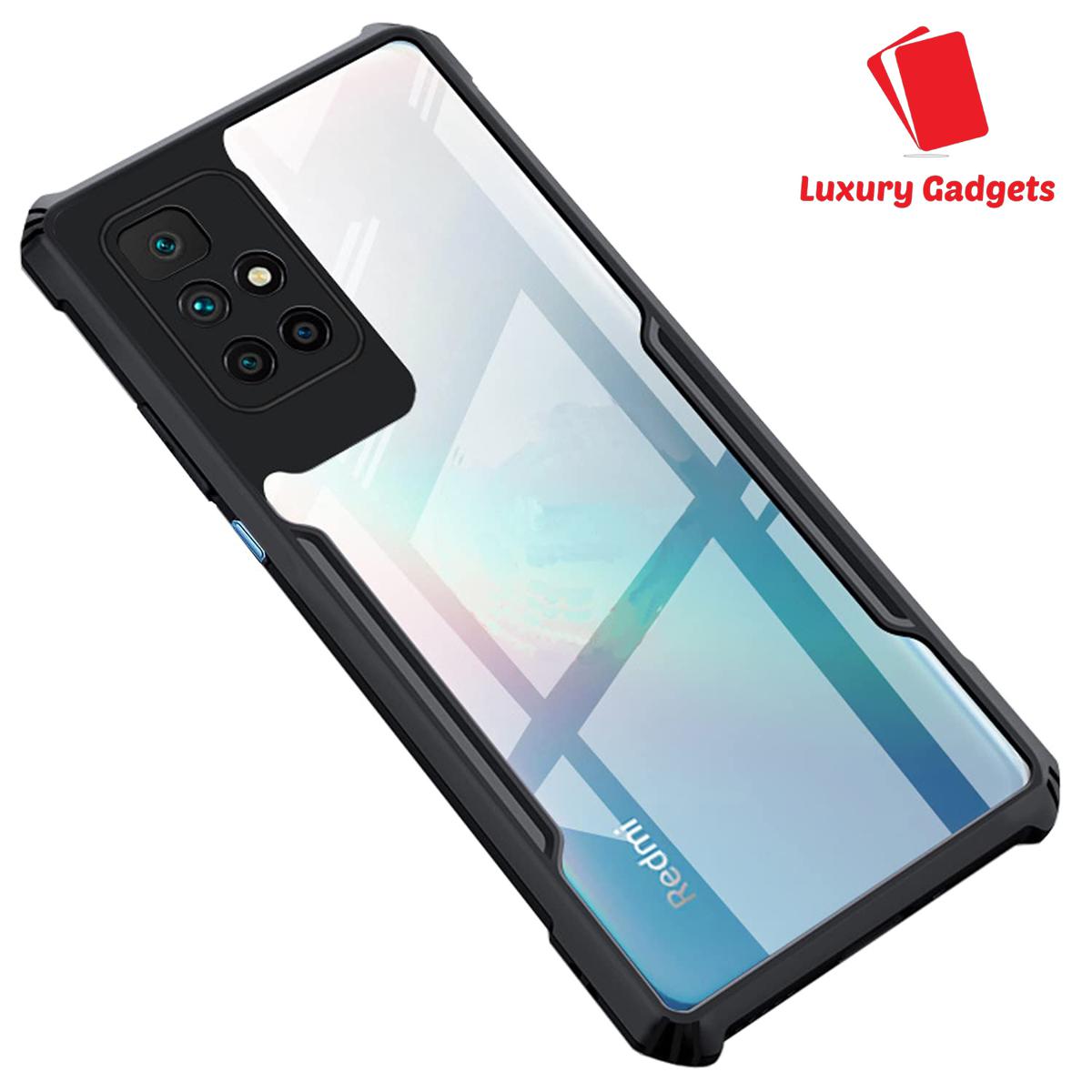 For Xiaomi Redmi 10 Redmi 10 2022 Redmi 10 Prime Back Covers Luxury Xund Transparent Crystal Clear Slim Shockproof Bumper Camera Protective Xund Covers (Back Case Cover For Smartphone)
