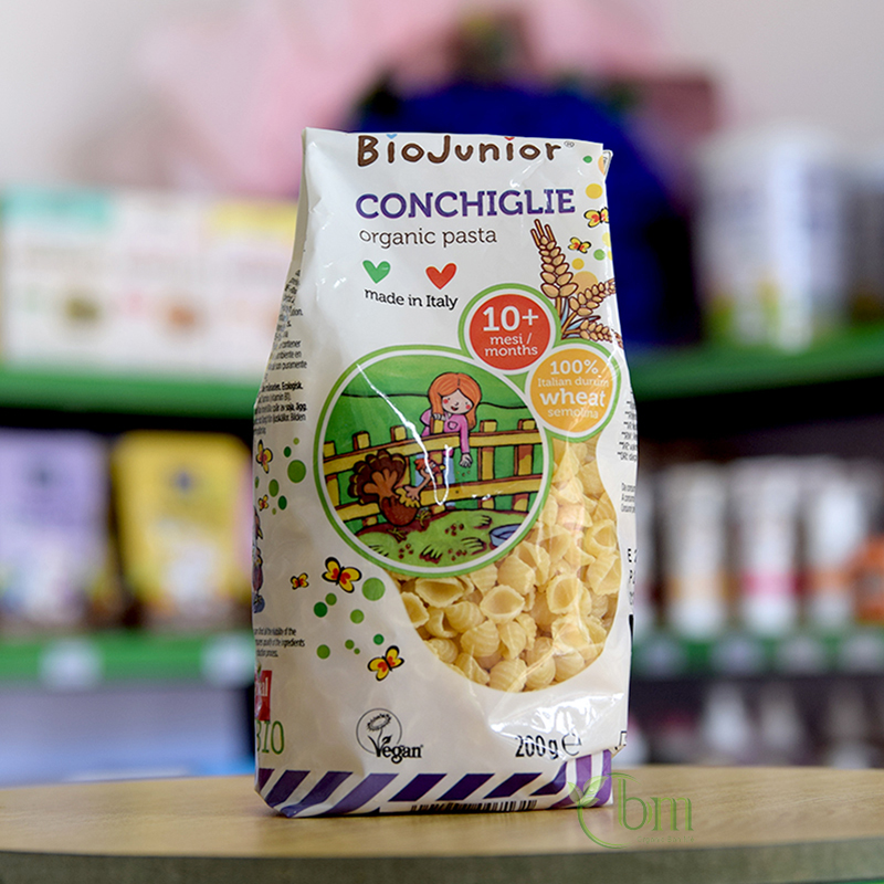 Mì sợi ăn dặm cho bé từ 8 tháng hữu cơ 200gr - BioJunior