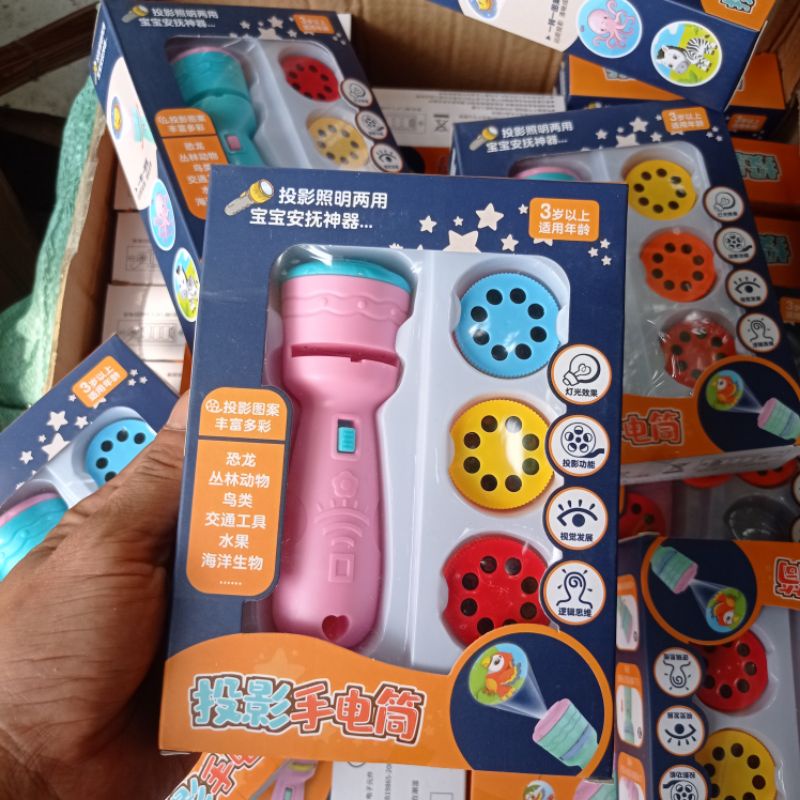 Đèn pin 48 hình chiếu rõ nét - Đồ chơi cho bé