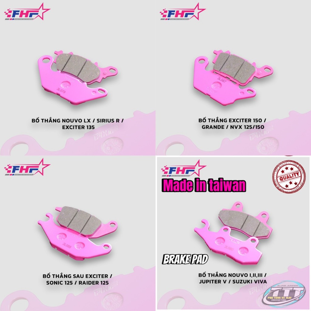 BỐ THẮNG EXCITER CÁC ĐỜI YAMAHA FHF RACING