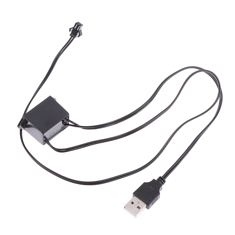 5V USB Adapter Driver 1-5M El Wire Electroluminescent Light Controller Inverter. 