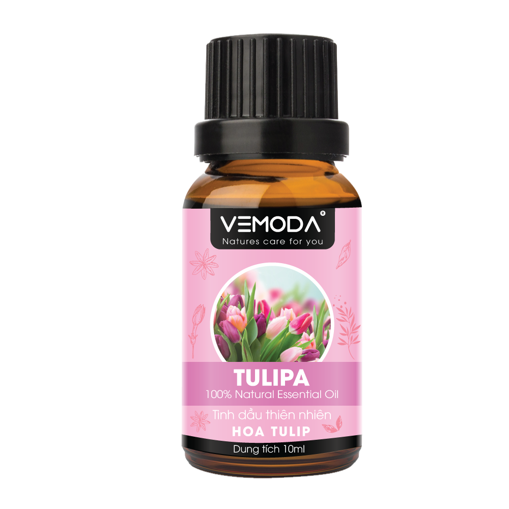 Tinh dầu Hoa Tulip Vemoda 10ml làm thơm phòng, thư giãn, khử mùi hiệu quả
