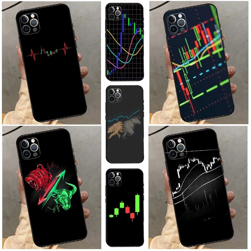 Trade Investment Forex Stock market Phone Case For iPhone 14 15 - Main Image