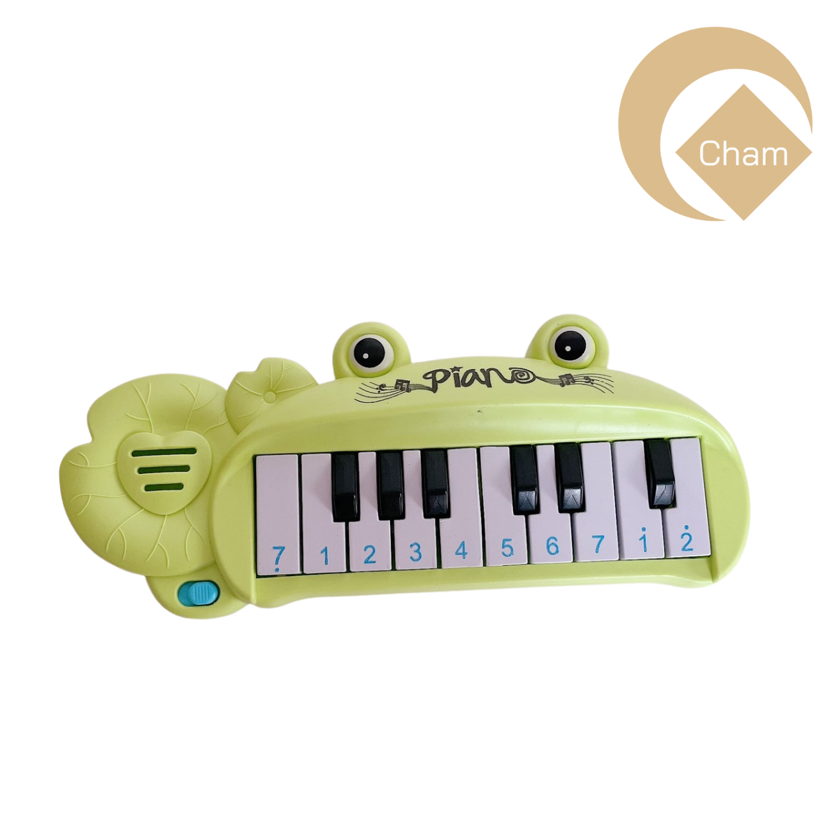 Đàn piano phát nhạc hình ếch xanh