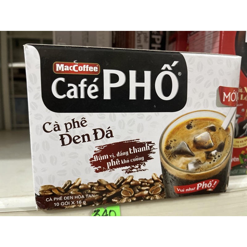 Cà phê phố sữa đá hộp 10 gói x 24g