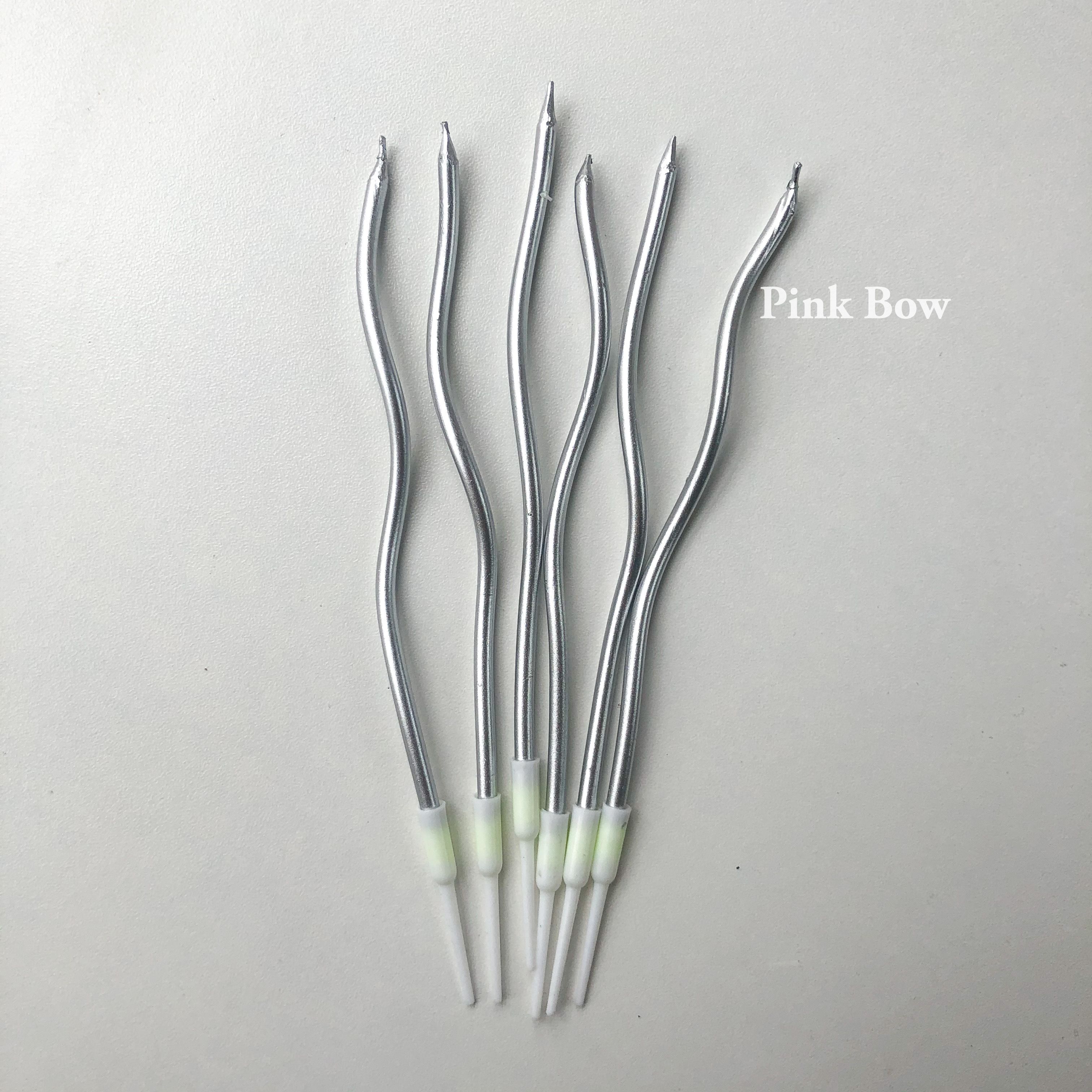 Nến sinh nhật xoắn đủ màu Pastel set 6c