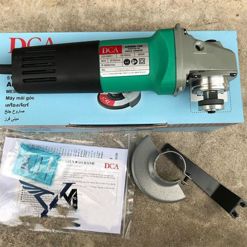 Máy Mài DCA Chính Hãng Có Chỉnh Tốc 6 Cấp | ASM 10-100