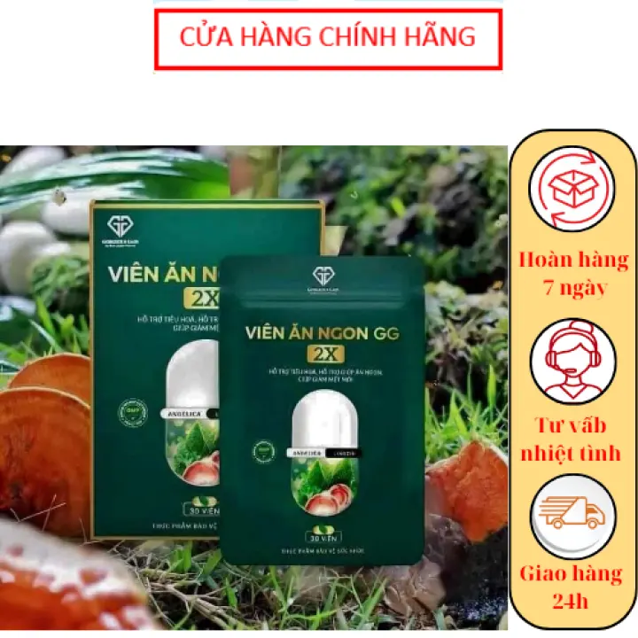 Viên Tăng Cân Viên Ăn Ngon GG 2X Cho trẻ từ 6t, gầy lâu năm do cơ địa Nguyên liệu Nhật Bản Không tích nước